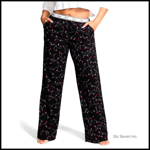 Flannel Pajama Pants Cotton Sleepwear Oversized Fit